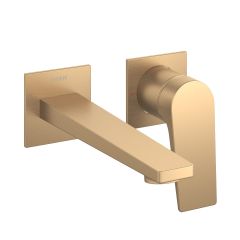 Monomando a muro para Lavabo Oro/Bronce Moen