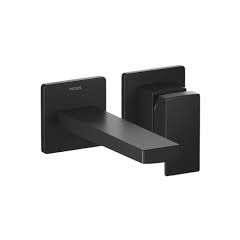 Monomando A Muro Para Lavabo Moen Negro Mate