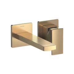 Monomando A Muro Para Lavabo Moen Oro Bronce