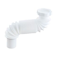 Tubo Flexible Largo con Rosca para Céspol Blanco Urrea