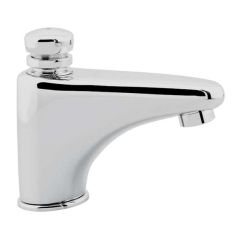 Llave temporizadora para lavabo a piso 8 L/min cromo Helvex