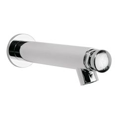 Llave temporizadora para lavabo a pared cromo Helvex