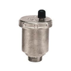 Válvula de Purga de Aire Roscable 1/2" Latón Niquelado Urrea