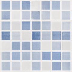 Piso Rubik Antiderrapante Mate 20.1 x 20.1 cm Azul - CAJA con 1.53 m²
