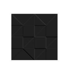 Piso Spritz 20.1 x 20.1 cm Negro - CAJA con 1.53 m²