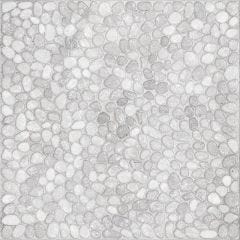 Piso Yukon 55.5 x 55.5 cm Blanco - CAJA con 1.54 m²