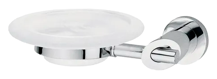 Jabonera de Cristal Nuva 9108 Cromo Helvex