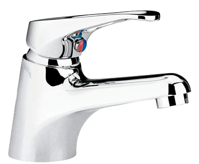 Monomando para Lavabo 8" Aqua con Contra Push Cromo Helvex