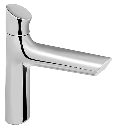Monomando para Lavabo con Contra Push Alba Cromo Helvex