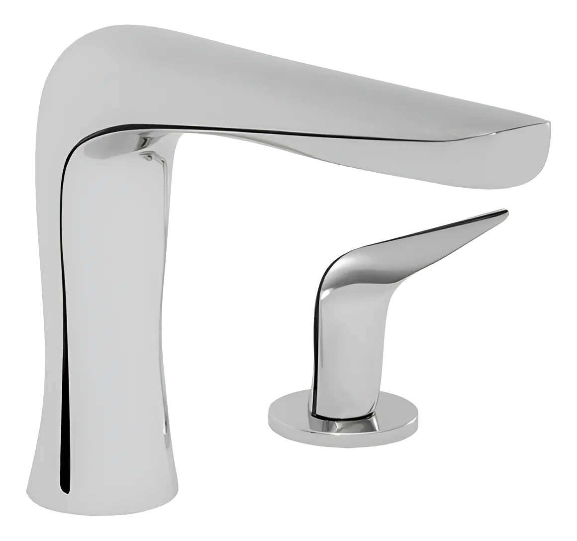 Monomando para Lavabo Corto Nautilia Cromo Helvex