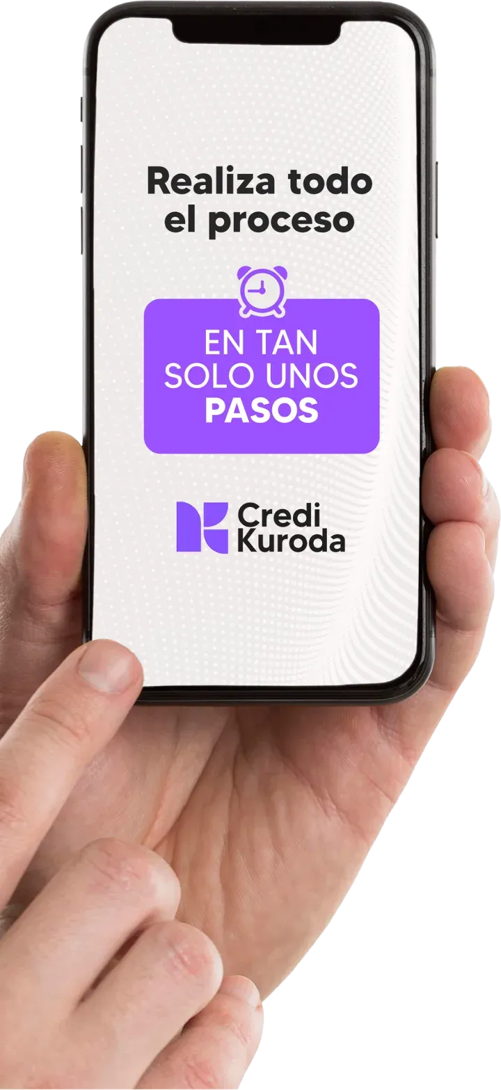 Solicitud de Credi Kuroda desde el celular
