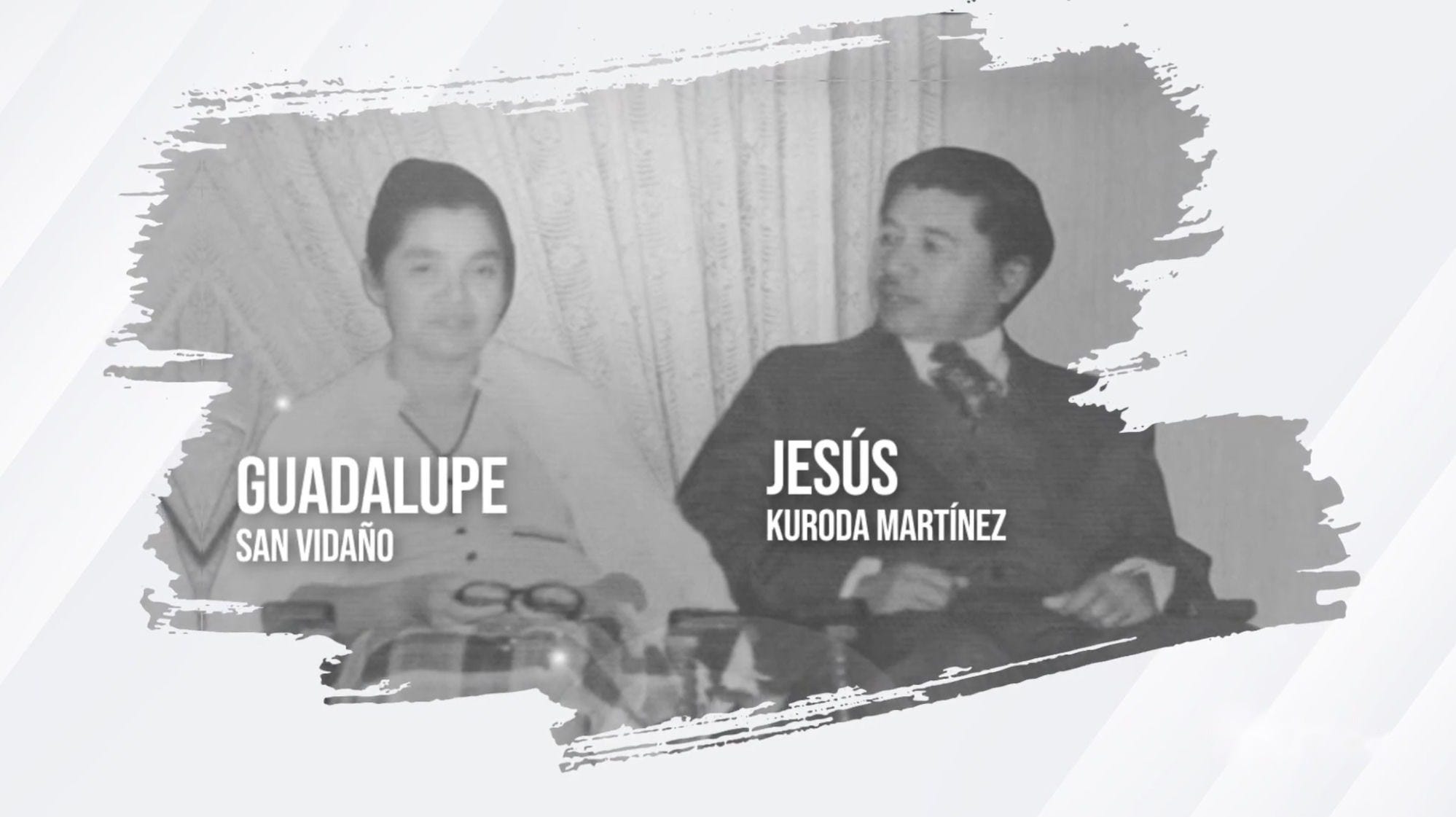 Retrato histórico de Don Jesús Kuroda Martínez y Guadalupe San Vidaño, fundadores de Kuroda en 1956